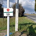 RS Sign (SH1, Route Station 591)