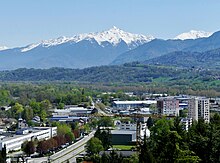 Zone d'activité économique à l'est de Montmélian