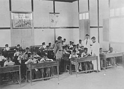 Schule in Balibo in den 1930er-Jahren