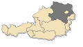 Location of Lower Austria within Austria