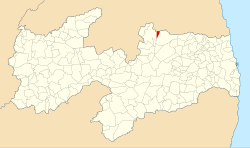 Location of Nova Floresta in Paraiba