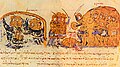 The Byzantines under Nikephoros Phokas reconquer Crete in 961 (from the Madrid Skylitzes)