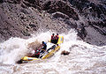 Canyonlands Ulusal Parkı Mesa Big Drop cavlanlarinda bot, Cataract Kanyonu