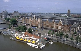Estación Amsterdam Centraal en Ámsterdam, Países Bajos