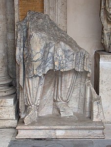 Dacian statue coming from the arch in the Capitoline Museums