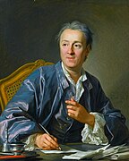 Retrato de Denis Diderot, 1767, Museo del Louvre.