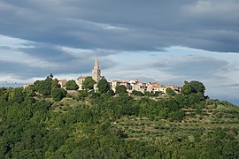 Grožnjan (Croatia) (view from west)