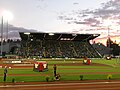 Das Hayward Field in Eugene während der Prefontaine Classic 2011