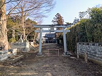 本古来の鹿島神社（2022年3月）