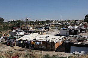 Favela Cañada Real, Comunidade de Madrid, Espanha