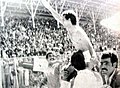 Lakhdar Belloumi, champion d'Algérie avec le GC Mascara en 1984.