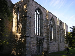 Ruïne van het augustinessenklooster, zogen. „Kleine Marienkirche“