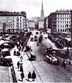 Naschmarkt and Stephansdom, 1872