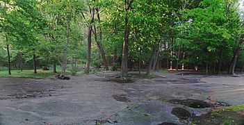 Paved area at Norumbega Park, May 2012.jpg