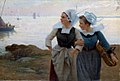 Alfred Guillou : Femmes de pêcheurs de Pont-Aven (vers 1900)