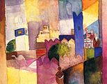 Kairouan (III), 1914, màu nước, Westphalian State Museum for Art and Cultural History, Münster