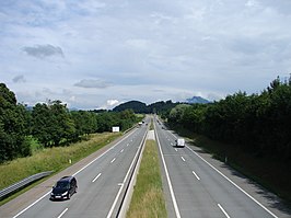 De A1 bij Eugendorf