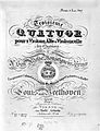 Thirteenth string quartet coversheet