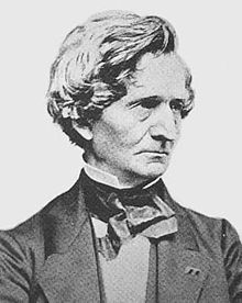 Hector Berlioz en 1863 en una fotografía de Pierre Petit.