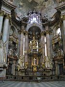 Retablo mayor de la iglesia de San Nicolás de Malá Strana[172]​ en Praga.