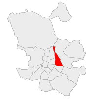 Location of Ciudad Lineal