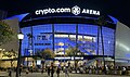 Exterior of Crypto.com Arena in Los Angeles.