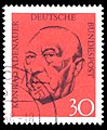 German stamp, also 1968