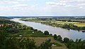 Elbe at German river KM 530 near Drethem