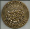 Front of Ganefo Bronze medal for Argentinian Water Polo Team