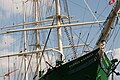 Frachtsegelschiff "Rickmer Rickmers" im Hamburger Hafen