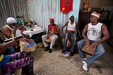 Szantéria (afro-kubai szinkretista vallás) ceremónia