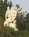 Паметникът на Кан Крум (Конника) през 2007 г., разположен на 8 км от града в прохода „Боаза“.