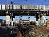 Shinkansen-Viadukt über die Yōrō-Linie bei Ōgaki