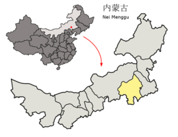 Chifeng – Mappa