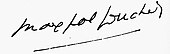 signature de Max-Pol Fouchet