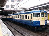 「むさしの号」に使用されていた115系 （2004年3月3日 八王子駅）