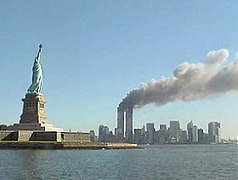 National Park Service 9-11 Statue of Liberty and WTC fire.jpg