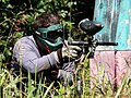 Paintball player