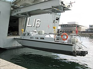 En LCP (Landing Craft Personnel) tillhörande danska flottan.