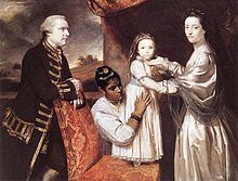 Joshua Reynolds, Robert Clive and his family with an Indian maid, 1765