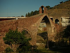 Pont del Diable in Martorell over Llobregat river.