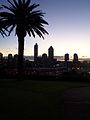 Sunrise over the CBD, viewed from Kings Park