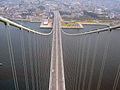 Akashi-Kaikyo Bridge from top