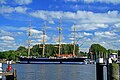 Die Viermastbark „Passat“ im Hafen von Travemünde