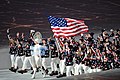 USA team at the opening ceremony