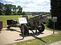 XM124E2 light auxiliary-propelled 105 mm howitzer at the Rock Island Arsenal museum