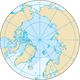mapa Severného ľadového oceánu