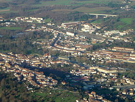An aerial view of Baccarat