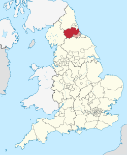 Durham (contea) - Localizzazione
