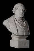 Cyprien Godebski, portrait of Gioacchino Rossini, signed marble 1865 03.tif